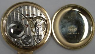 Vintage BW Raymond Elgin of Pocket Watch 21J Monty Dial