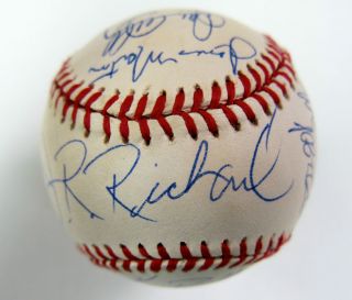 Houston Astros Team Signed Autographed Baseball J R Richard