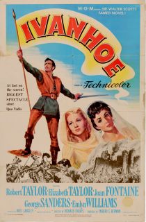 Ivanhoe 1952 Orig Movie Poster US One Sheet Fine
