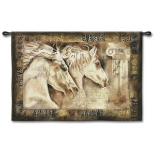 Wild Horses 53 Wide Wall Tapestry   #J8653  