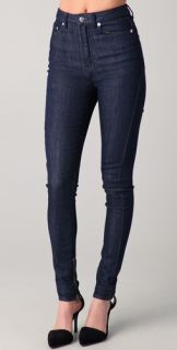 BLK DNM High Waisted Legging Jeans with Ankle Zip
