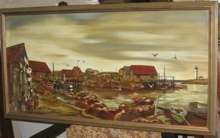 Art Walter J Musial Oil Painting Leland Michigan