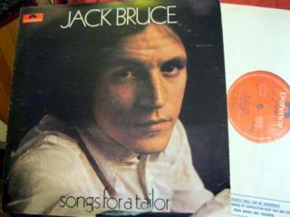 LP Jack Bruce   Songs For a Tailor UK POLYDOR 583 058 A/2 B/2 Gatefold
