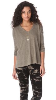 SUNDRY Extra Boxy V Neck Tee