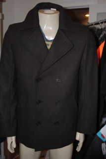 NEW MENS Hugo Boss DOUBLE BREASTED wool Peacoat Coat Jacket by boss
