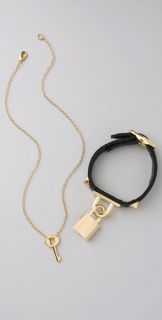 CC SKYE Lock Bracelet with Key Necklace Set