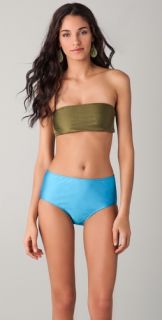 Cynthia Rowley Colorblock Bandeau Bikini Set