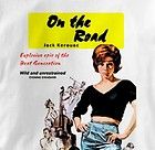 Jack Kerouac on The Road Beat Writer Tribute T Shirt
