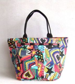 New LeSportsac 7470 Small Everygirl Tote Breakdance