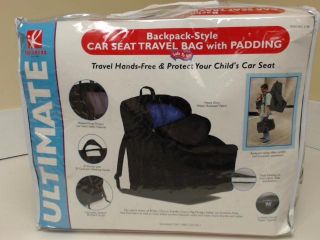 JL Childress Ultimate Car Seat Travel Bag Black