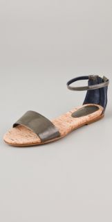 See by Chloe Zip Cork Flat Sandals