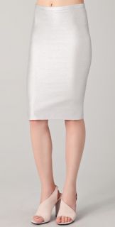 Diane von Furstenberg Metallic Tube Skirt