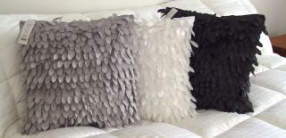 White Izzy European Pillowcase Cushion Cover New