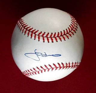 YOURE VIEWING ONE, ESTATE J D DREW MINT SIGNED BASEBALL.
