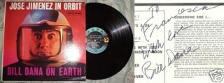 Jose Jimenez in Orbit Bill Dana on Earth Signed LP