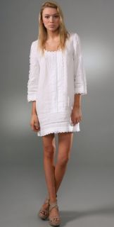 Juicy Couture 3/4 Sleeve Linen Dress with Lace
