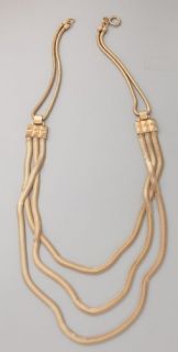 Juicy Couture Double Snake Chain Long Necklace