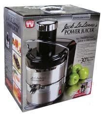 Jack Lalannes Power Juicer Stainless Steel in Box