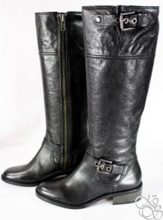 Coach Jacinda Black Tall New Leather Riding Boot Size 6