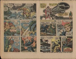 Jack Kirby Thor 156 Original Production Art Proof Page 1968 Mangog