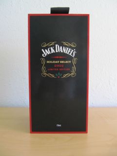Jack Daniels 2012 Holiday Select Bottle and Box Decanter