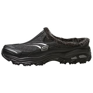 Skechers DLites Fuzzy   11597 BLK   Slip On Shoes