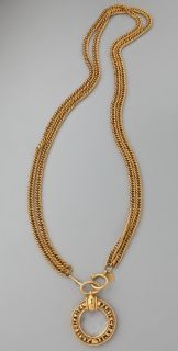 WGACA Vintage Vintage Chanel '80s Loupe Double Chain Necklace