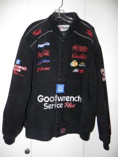 NASCAR 2XL Dale Earnhardt 3 Goodwrench Suede Jacket