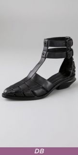 Alexander Wang Jac T Strap Flat Sandals