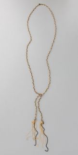 Lisa Stewart Jewelry Chain Lariat Necklace