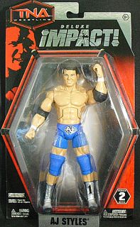 AJ Styles TNA Deluxe Impact 2 Jakks Toy Action Figure