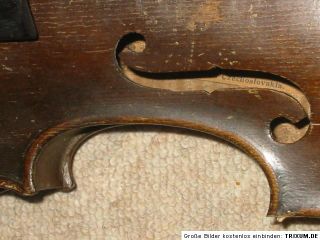 old violin, nicely flamed 1 part back Jacobus Stainer violon
