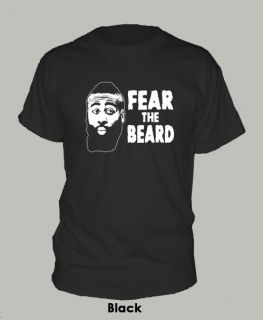 Fear The Beard T Shirt Harden Thunder Basketball James OKC All Sz CLRS