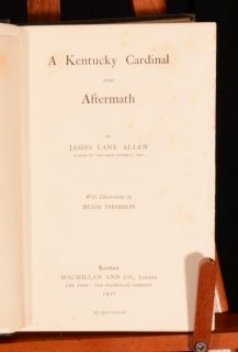 1901 James Lane Allen A Kentucky Cardinal and Aftermath Illustrated