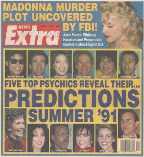 1991 NEWS EXTRA Magazine   MADONNA, Kevin Costner, CHER, Julia Roberts