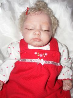 Reborn Jaden Blond Haired Doll by Aleina Peterson Now Jayden Newborn