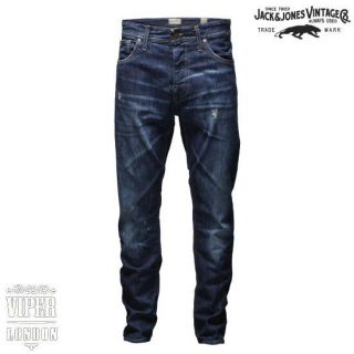 Jack Jones Vintage Stan Original Anti Fit Distressed Denim Jeans 30 38