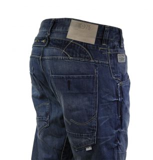 Jack Jones Stan Arvi Mens Designer Jeans AW12 Mid Wash
