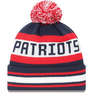 Patriots New Era The Jake Winter Knit Ski Hat with Pom