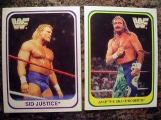 1991 Merlin WWF Sid Justice and Jake The SnakeRoberts
