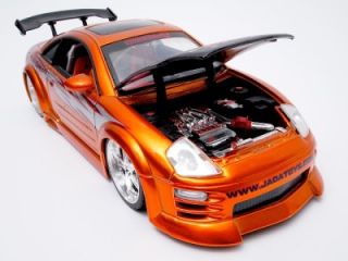 Jada Toys 2003 Mitsubishi Eclipse 1 18 Scale Model Car Copper Color