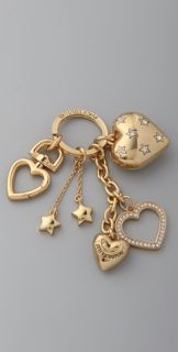 Juicy Couture Hearts and Stars Keychain
