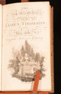 1802 The Seasons James Thomson Illustrated with Biography by Murdoch