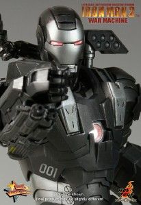 Hot Toys 12 Iron Man 2 War Machine LED Light Up Figure