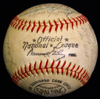 1962 Pirates Team Signed Autographed by 27 Baseball JSA Roberto