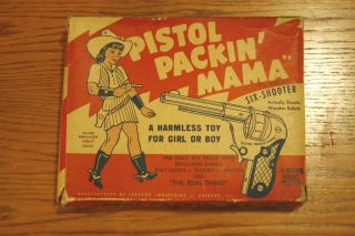  Packin Mama Toy Gun with Box and accessories   Jackson Industries
