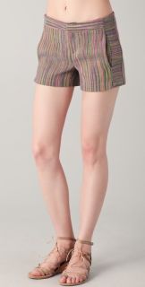 Charlotte Ronson Multi Stripe Shorts