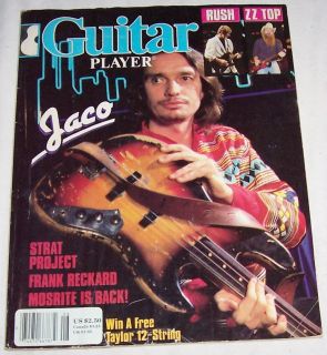  1984 Guitar Player Magazine Jaco Pastorius Weather Report