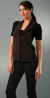 Karen Zambos Vintage Couture Crochet Halter Vest