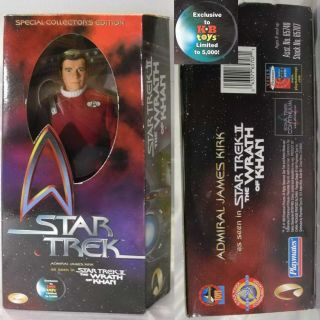 Star Trek II Action Figure Admiral James Kirk Khan Playmates KB Toys
